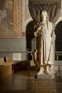 Sainte Geneviève enfant d'Eugène Bénet.