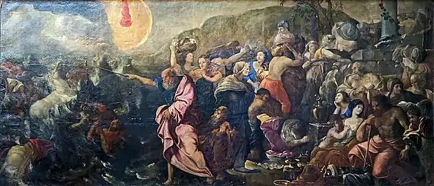 Le passage de la mer Rouge XVIIe&nbsp;siècle.