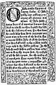 Première édition imprimée en anglais de William Caxton en Angleterre XVe siècle
