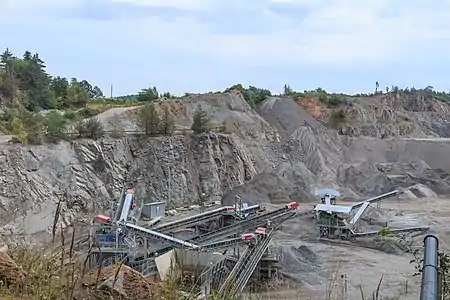 Carrière à Cejřov.