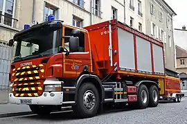 Véhicule du SDIS de Meurthe-et-Moselle.