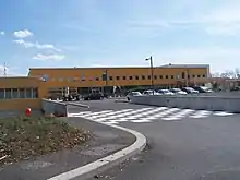 Vue du nouveau centre hospitalier de la région d'Annecy