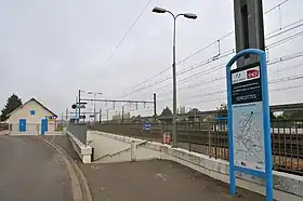 La gare de Cercottes.