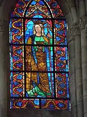 Ecclesia, vitrail du transept nord, cathédrale de Châlons-en-Champagne, 2e moitié du XIIIe siècle