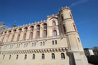 Détail de la façade.