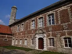 Vue de la cour intérieure.