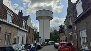 Château d'eau du quartier du Capreau.