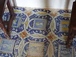 Carreaux de faïence du XIXe&nbsp;siècle.