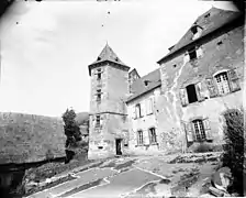Le château en 1888.