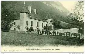 Le château du Fayet au début du XXe&nbsp;siècle.