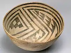 Bol en céramique précolombien (culture Anasazi, Xe siècle).