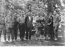 Chadli Bendjedid, Mohamed Abdelghani, Benyoucef Benkhedda, Abderrahmane Bensalem, Djelloul Khatib, vers 1960-1961, État Major Général (EMG), Zone Nord.