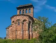 Le chevet et le clocher-mur.