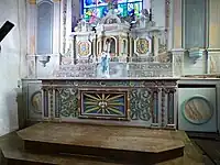 Chapelle du Dresnay : le maître-autel.
