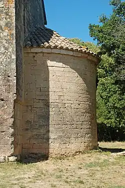 Le chevet vu du sud.