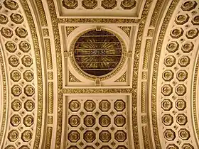 Plafond de la chapelle funéraire des évêques.