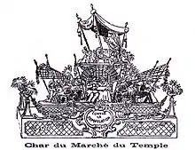 Char du Marché du Temple 1902