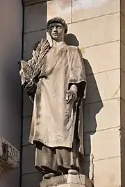 Saint Vincent (1882), façade de l'église Notre-Dame Saint-Vincent.