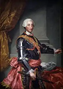 Portrait de Charles III d'Espagne.