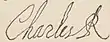 Signature de Charles&nbsp;Ier