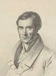 Portrait de Charles Normand (1853), burin d'après Julie Ribault.