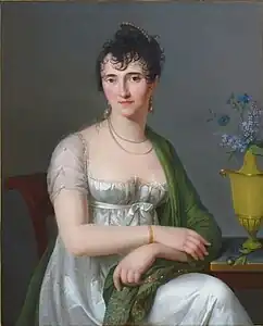 Portrait de la baronne Dubois (vers 1800), localisation inconnue.