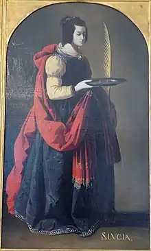 Sainte Lucie (1636), musée des Beaux-Arts de Chartres.