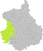 Chassant dans son arrondissement.