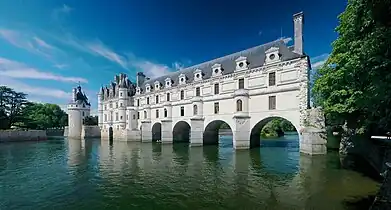Château de Chenonceau (XVe siècle), en France.