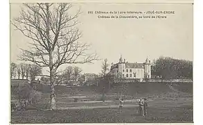 Le château de la Chauvelière, côté Erdre.