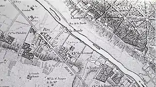 Plan du domaine et des environs, carte des chasses, seconde moitié du XVIIIe&nbsp;siècle.