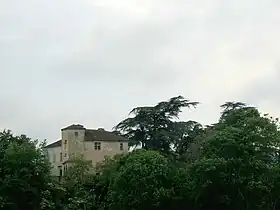 Vue de la partie est du château du XIe&nbsp;siècle du domaine De Latour