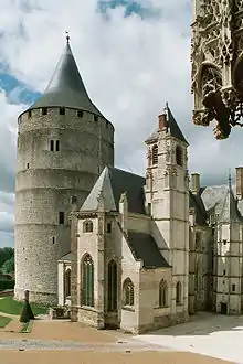 Château de Châteaudun, XIIe siècle.