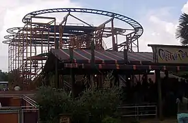 L'attraction, sous le nom Cheetah Chase, à Busch Gardens Tampa, en 2006.