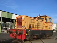 Locotracteur à deux essieux Fauvet Girel de la RDT 13 utilisé par les Chemins de fer de l'Hérault.