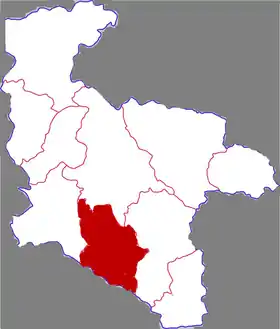 Localisation de Lángāo Xiàn