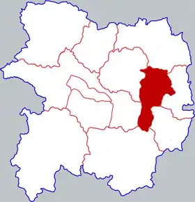 Localisation de Qíshān Xiàn