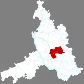 Localisation de Chánchéng Qū