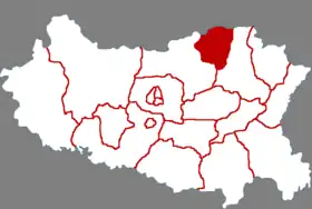 Localisation de Jīzé Xiàn