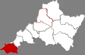 Localisation de Língshí Xiàn