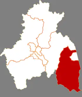 Localisation de Dōngníng Xiàn  (东宁县)