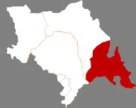 Localisation de Yītōng mǎnzú Zìzhìxiàn