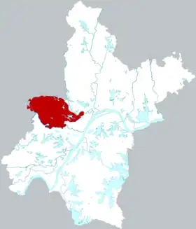 Localisation de Dōngxīhú Qū