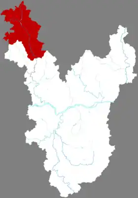 Localisation de Méngshān Xiàn