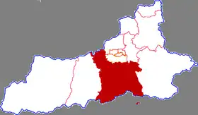 Localisation de Cháng'ān Qū