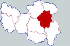 Localisation de Huángchuān Xiàn