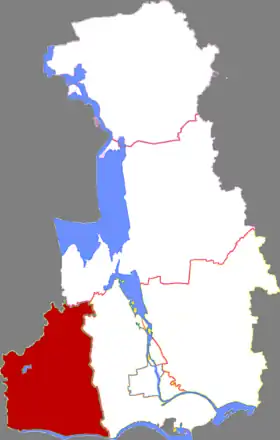 Localisation de Yízhēng shì