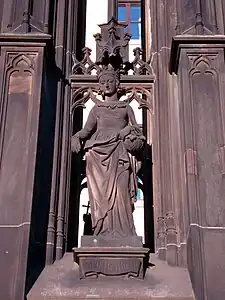 Le Cholerabrunnen,Gottfried Semper,fontaine néo-gothique, Dresde.