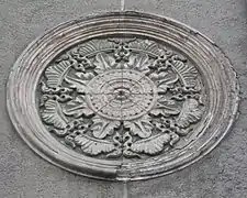 Détail de la façade.