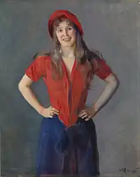 Oda Krohg en 1886